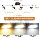 Kitchen Lights,Ceiling Lighting Kits, Swivelling Ceiling Spotlight for Bedroom, Kitchen and Living V1171-CX-BOM000535