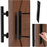 Sliding Door Handle Black Door Handle Modern Barn Door Handle V1188-MS-227-2473