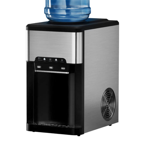 Devanti 20kg Ice Maker Machine with Water Dipenser IM-ZB20WD-BK-SS