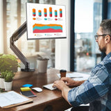 VEVOR Single Monitor Mount, Supports 13"-32", 330-813 mm Screen, Fully Adjustable Gas Spring Monitor V952-XSQBJDMBQDHBUC1YIV0