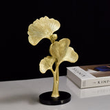 Nordic Ginkgo Decorative Leaf Sculpture Home Decoration Living Room Office Resin Decoration V1192-AZ-W-14435