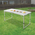 Aluminium Folding Table 120cm Portable Indoor Outdoor Picnic Party Camping Tables V63-827191