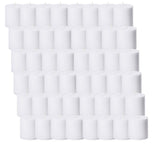 48x Premium Church Candle Pillar Candles White Unscented Lead Free 36Hrs - 7*7cm V563-PL235U-48PCS