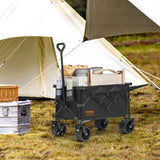 VEVOR Collapsible Folding, 113 L Beach Cart with All-Terrain Wheels, Heavy Duty Folding V952-ZDHYBXSSTCHSYD6HOV0