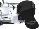 600D Oxford Cloth Outboard Motor Cover, Waterproof UV Resistant Boat Engine Protective Cover for V1188-MS-514-023