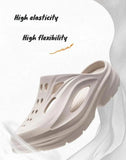 Men's Summer EVA Crocs with 3 Color Options - Breathable, Non-Slip, Comfortable Beach & Casual V1132-NSTTX2-WHITE-43.5-44