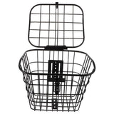 Black Mesh Front Bike Basket for Easy Storage, Design, and Universal Fit for Most V1370-AZ4-08935