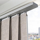VEVOR Panel Track Blinds Extendable Track 116 cm to 218 cm W Trimmable Brown V952-MBGDBYCW458826NTFV0