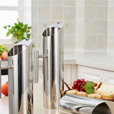 3X Stainless Steel Water Pitcher with Ice Guard Tea Pot Kettle Jug Cold Beverages Juice Pot Ktv Bar V1366-AZ2-W-15719