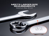 Combination Wrench Set 25-Piece Metric 6 mm to 32 mm with Roll-up Pouch V952-DXBSTZGDK25P2B3VYV0