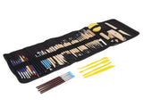 61Pcs Polymer Clay Sculpting Tools Exquisite Versatile Clay Carving Tools with Canvas Bag for V1294-YM0523-3118220076211