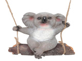 Swing Koala Sculpture Cartoon Synthetic Resin Animal Statues Decoration for Garden Decoration V1294-YM0717-3111220245911