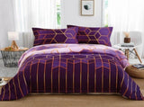 Bohemian Lumiere Dahlia Quilt / Doona / Duvet Cover set V745-AQ080831Q3