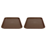 2pcs Food Tray Multifunctional Thickened Slip Resistance Chinese Fast Food Serving Tray for Dining V1294-YM0523-3118220042813