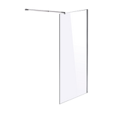 1200 x 2100mm Frameless 10mm Safety Glass Shower Screen V63-829781