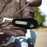 Motorcycle Handguards Cold Protection Black PVC for Sport 1Pair V1192-AZ-W-27421