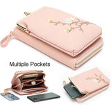 Women Sling Cross-Body Wallet, Mini Crossbody Bag, Lightweight Anti-Theft Phone Wallets for Women, V1366-AZ2-W-11437