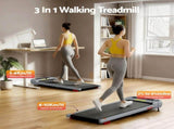 Everfit 3 in 1 Treadmill Electric Walking Pad with Incline Under Desk Home Gym Grey TMILL-400-INC-GR