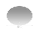 EMITTO LED Wall Mirror Round Anti-fog 60CM DECO1007-60CM