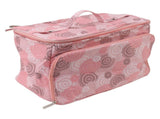 Knitting Bag Pink Oxford Cloth DIY Multifunctional Portable Crochet Holder Bag with Dividers for V1294-YM0706-3117230171111