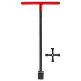 Steel Water Meter Key Wrench Multifunction T Handle Curb Key With 4 Way Utility Tool for Valves V1294-YM0716-3111220169713