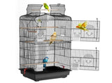 104cm Open Top Large Bird Cage with Stand Hanging Parrot Bird Cage for Parakeets Cockatiels Budgies V767-VVR-ZMSDXNLL18W1NRKCNV0