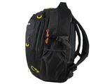 Pierre Cardin Mens Nylon Adventure Travel & Sport Large Backpack Bag in Grey/Black V563-PC3852-GREY