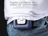 High-Power Bladeless Mini Fan, Portable Waist-Mounted Fan with Mobile Charger, Three Wind Speed V1370-AZ4-13860