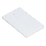 For Zigbee Tuya Remote Light Switch Voice Control 2Gang US Wall Touch Switch AC 100240V V1294-YM0901-3113210138711