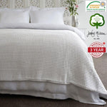 Jenny Mclean Ardent Premium Super Soft Cotton Waffle Blanket White Queen V442-RAN-BLANKET-ARDENTWAFFLE-WHITE-QS