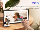 10.1 Inch Digital Picture Frame - 1280 * 800 HD WiFi Enabled with Load from Phone Capability, 32GB V498-DIGITALFRAMEBK