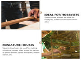 25Pcs Beige Wooden Craft Sticks Natural Wood Craft Supplies for Ornament Making and Creative V1192-AZ-W-22524