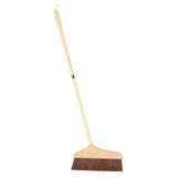 Reusable Wood Handle Broom Designed for Sweeping Under Cabinets and Tight Corners V1192-AZ-W-27479