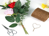 1Roll Floral Vine Bind Wire,164FT Portable Bind Wire Twine for Wreath,QZS Brown Floral Wrapping V1189-WXFWAL-20260319-00389