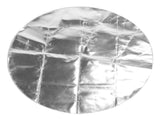 Round Fire Pit Mat Fireproof Outdoor terrace Barbecue Grill Deck Protection Pad SuppliesSilver Gray V1294-YM0721-3117210056612