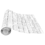 Adhesive Brick Backsplash Wallpaper, 3D Wall Stickers for Furniture Home Decoration, 1 Roll, Wall V1366-AZ2-W-19760