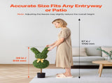 Artificial Topiary Bunny-Shape Boxwood Ball, 2 Set 914mm Faux Boxwood Plant Balls, Fake Silk Tree V952-HYMRGXJS36YCU74VB001V0