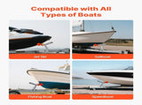 Boat Trailer Winch Stand with Roller, Adjustable Height 365-548 mm, Boat Winch Mount with U-Bolts V952-CYJPZJZZJ00032G30001V0