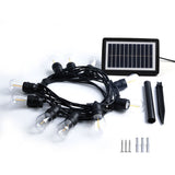 29FT Solar String Lights Outdoor Waterproof Christmas Party Garden Decor V1282-S14-2910-SS-2W