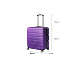Slimbridge 24" Luggage Case Suitcase Purple 24 inch LG1009-24-PP_NZ