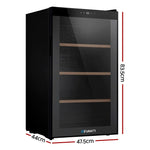 Devanti Wine Fridge Cooler 34 Bottles WC-34B-BK