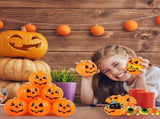 24pcs Pumpkin Box,Desktop Decor Party Container Pumpkin Decor Mini Pumpkin Bucket Plastic Pumpkin V1369-AZ3-W-21087