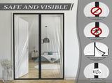 Amylove Zipper 60 x 102 Inch Dust Barrier Door Kit Construction Door Barrier 5 x 8.5 ft Reusable V1258-DP02-C-779