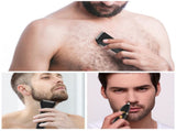 3-in-1 Men's Electric Body Groomer & Hair Clipper Kit - Waterproof, USB-C Rechargeable with Charging V888-ELOSUNG25677