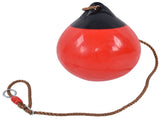 Inflatable Ball Swing Seat 29cm/11.4in Red Small with Hanging Rope Chain for Indoor Outdoor Garden V1294-YM0714-3116210074011