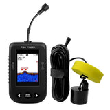Portable Fish Finder Water Depth Temperature Fishfinder with Wire Sonar Sensor Transducer for V1370-AZ4-08078