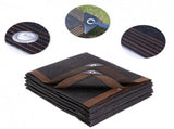 Black Shade Cloth Durable Garden Sun Shade Netting Antifreezing Sun Shade Cover for Pergola V1294-YM0706-3111230212112