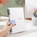 Detachable 5 Hole Loose Leaf Notebook Hardcover Bound Journal Book for Daily Official Document V1192-AZ-W-28205