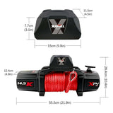 X-BULL Electric Winch 12V Synthetic Rope Wireless 14500LB Remote 4X4 4WD Boat V211-AUEB-AXEW016