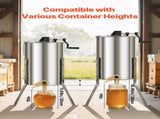 Honey Extractor, 2 Frame Manual Honey with Transparent Lid, Stainless Steel Honeycomb Drum V952-SDYMJJPBXG13SWI9S001V0